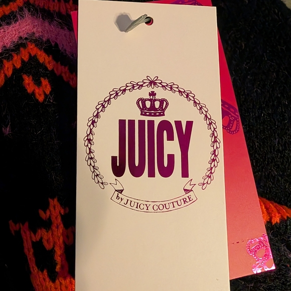 Nwt Juicy Couture Black and Red Sweater - Picture 8 of 10